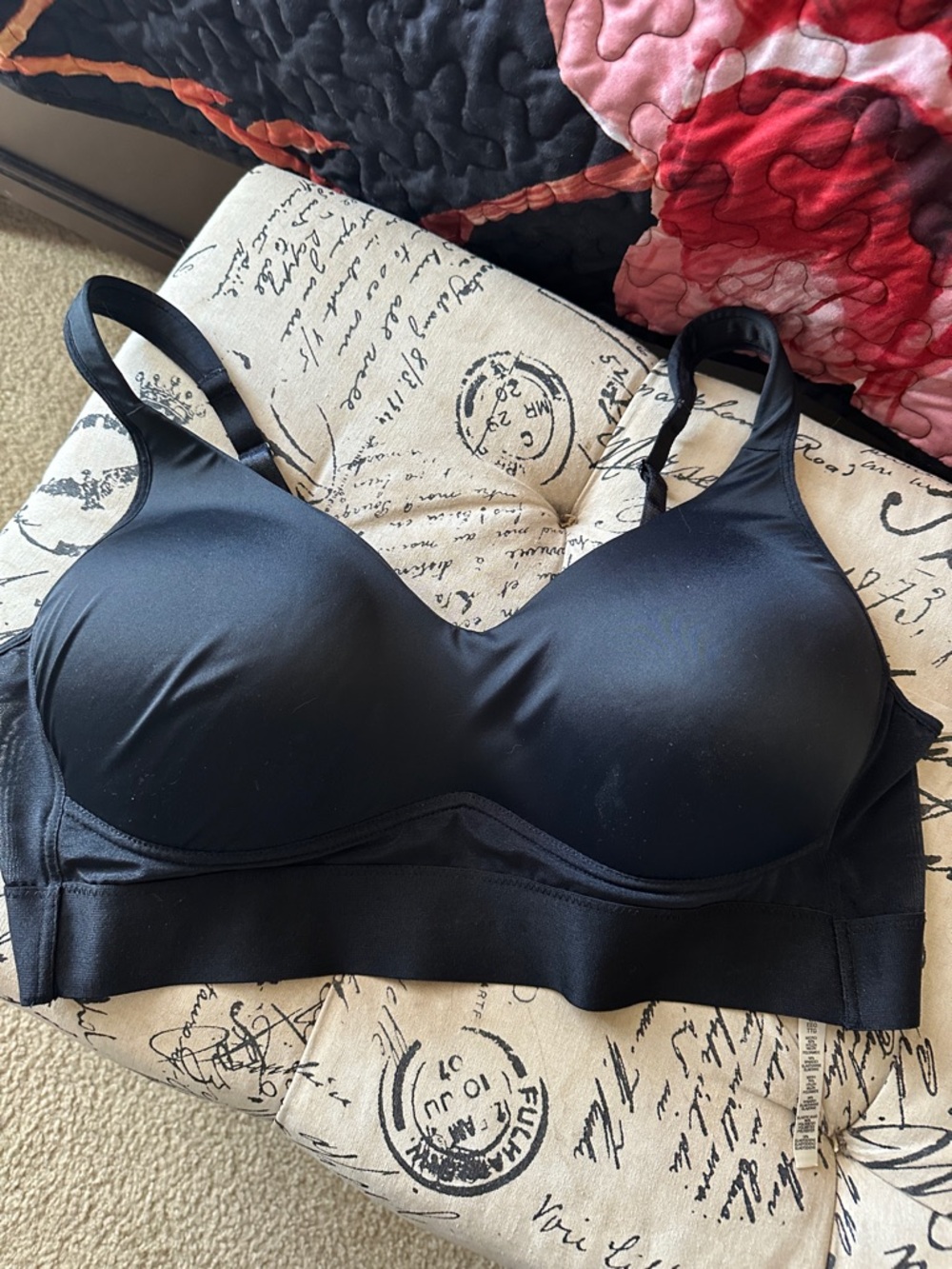 Rhonda Shear Black Wireless T-Shirt Bra